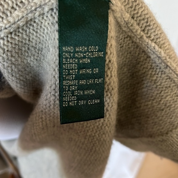 Vintage Ralph Lauren Cashmere Sweater Coat - Picture 5 of 9